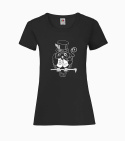 Damski T-shirt steampunk Mr Owl