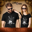 Damski T-shirt steampunk Mr Owl