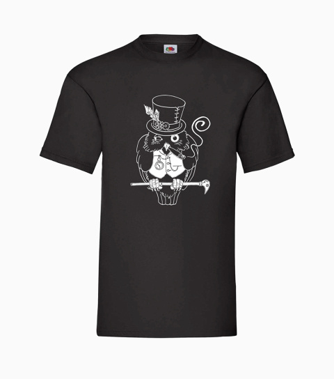 T-shirt męski steampunk Mr Owl